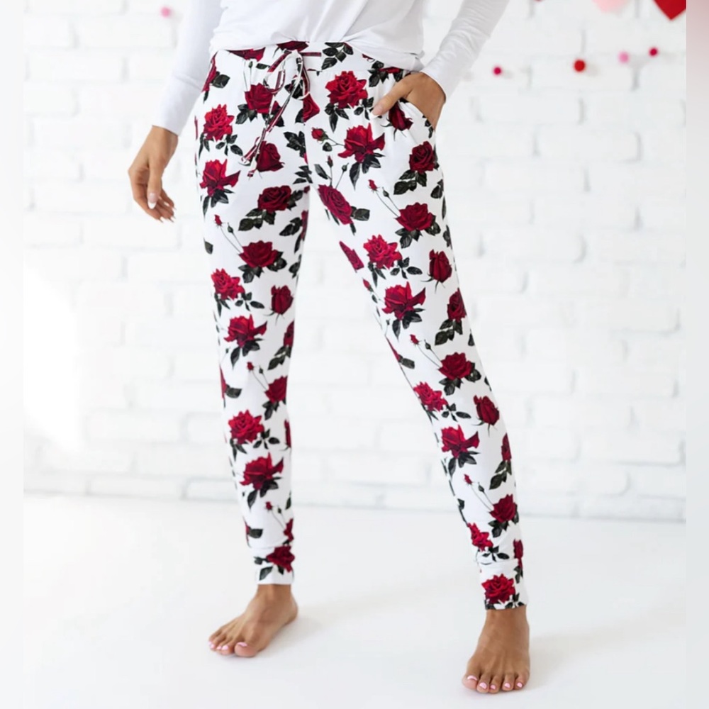 NWT Bums & Roses Bamboo Mama Joggers